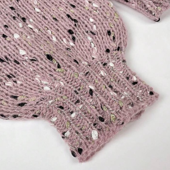 Luxe chunky marble knitted sweater top - Picture 5 of 6